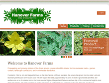 Tablet Screenshot of hanoverfarms.com